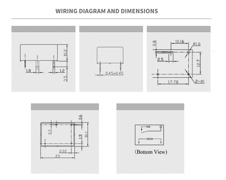 ZLT76-12VDC-A Miniature relay