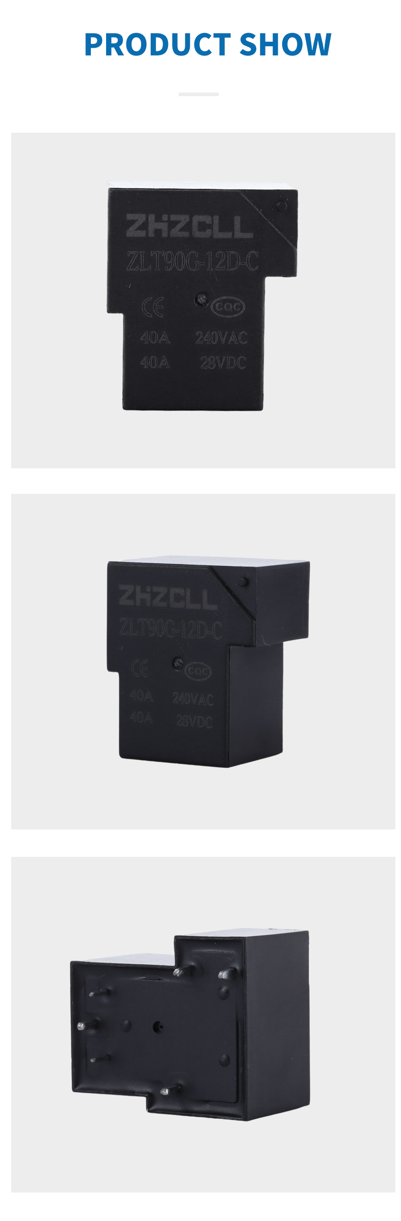 ZLT90G-12D-C Miniature relay