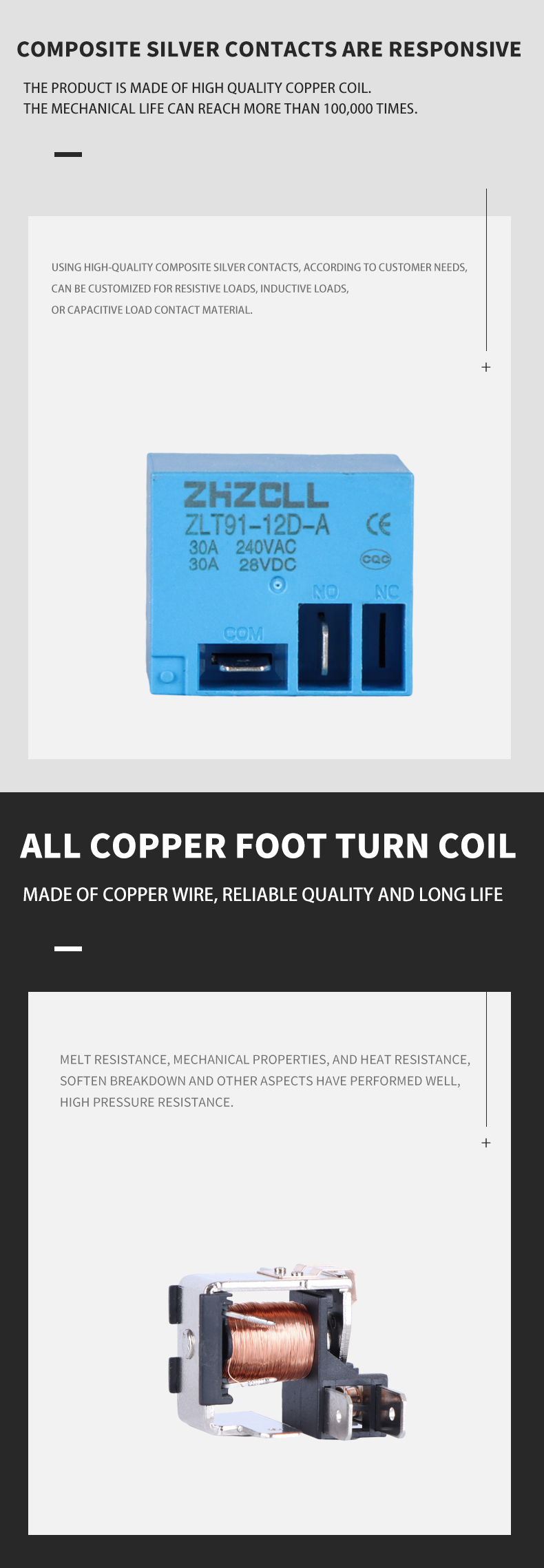 ZLT91-12D-A Miniature relay