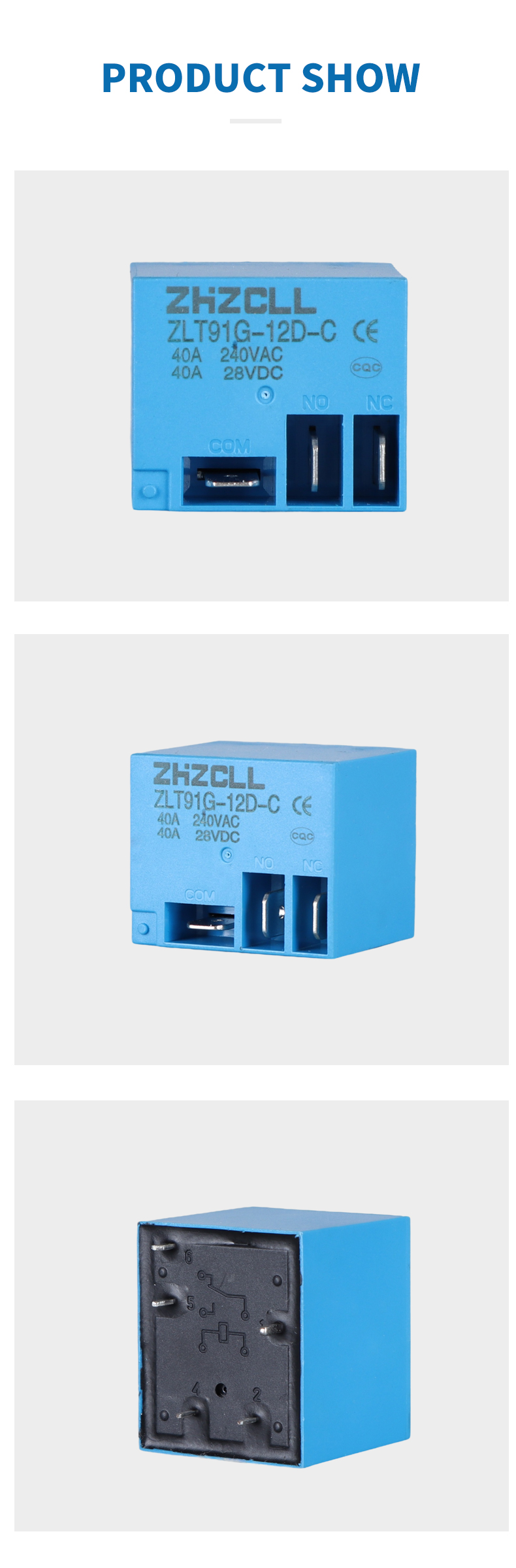 ZLT91G-12D-C Miniature relay