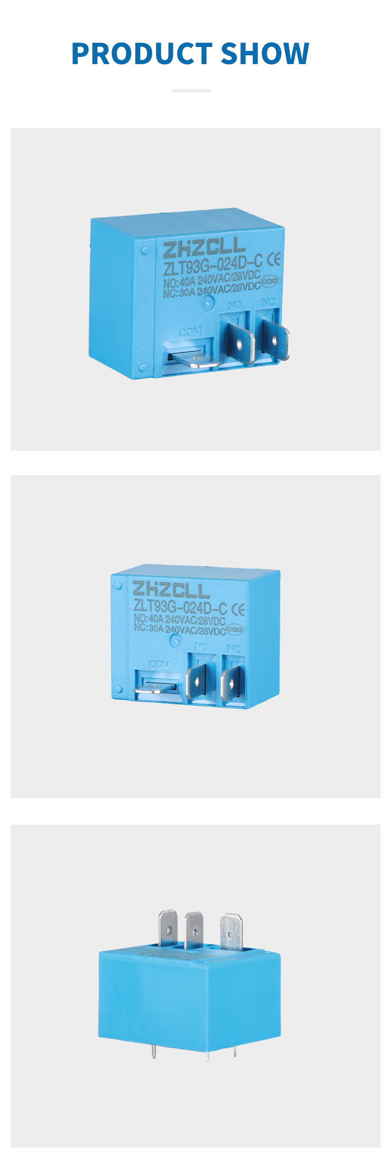 ZLT93G-024D-C Miniature relay