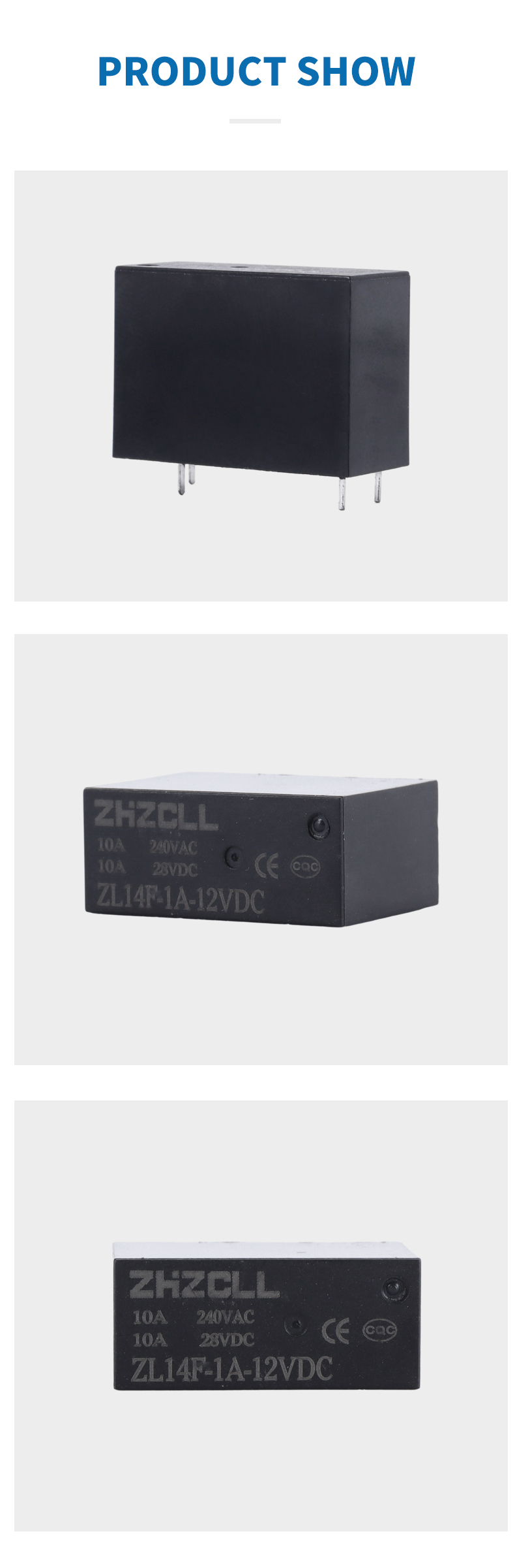 ZL14F-1A-12VDC Miniature relay