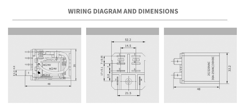 JQX-30F High power relay