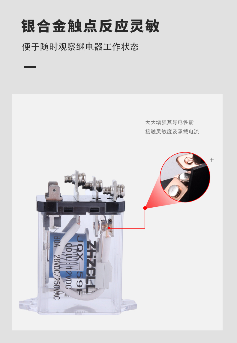 JQX-59F大功率继电器