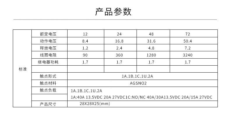 JD1914小型继电器